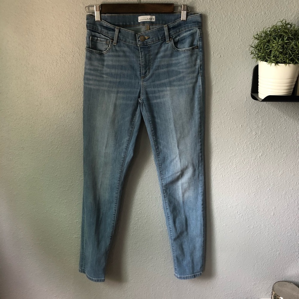 LOFT Modern Skinny Cropped Jeans size 26 - Picture 1 of 6
